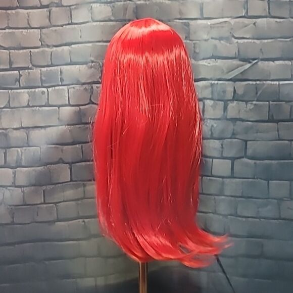 Vibrant Red Women's Straight Hair Wig - Picture 5 of 11